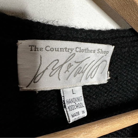 Lord & Taylor The Country Clothes Shop HandKnit Cardigan Sweater Size Large - Picture 5 of 6